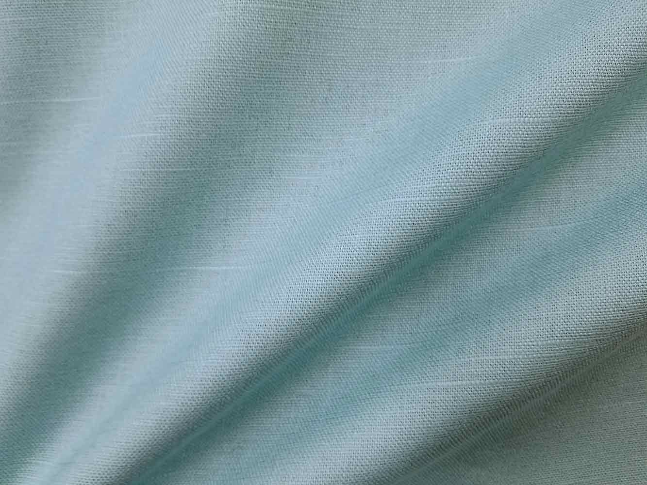 blue drapery fabric