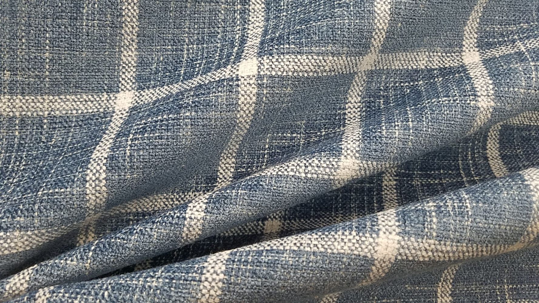 Montparnasse Ocean Blue Plaid Home Decor Fabric   20210428 162514 2048x1152 