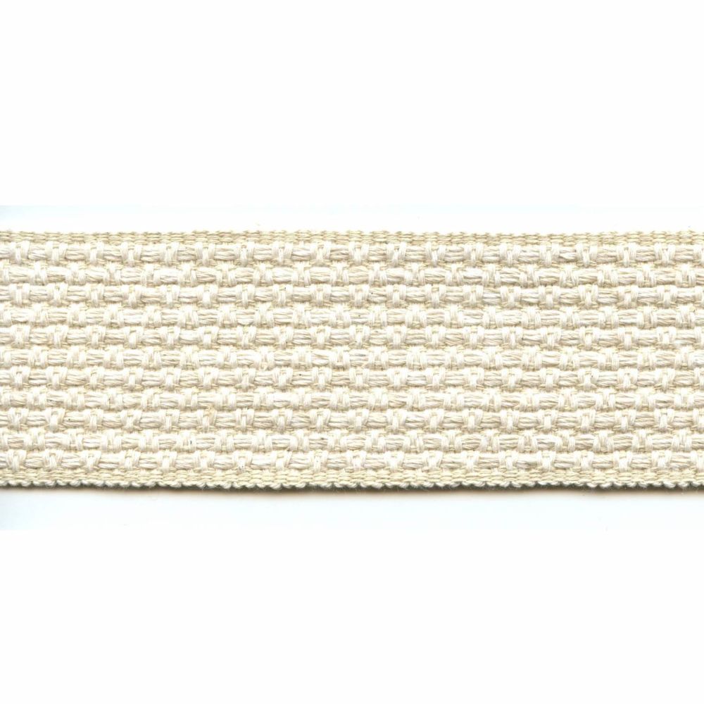 Ivory Textured 2" Decorative Border Tape Trim SUF206/01