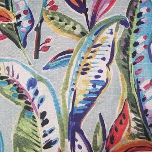 Enrique Carnival Leaf Print Multipurpose Fabric