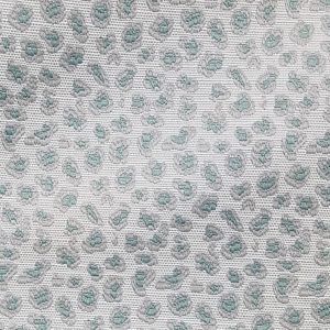Nikki Cheetah Jacquard Mineral Blue Animal Upholstery Fabric