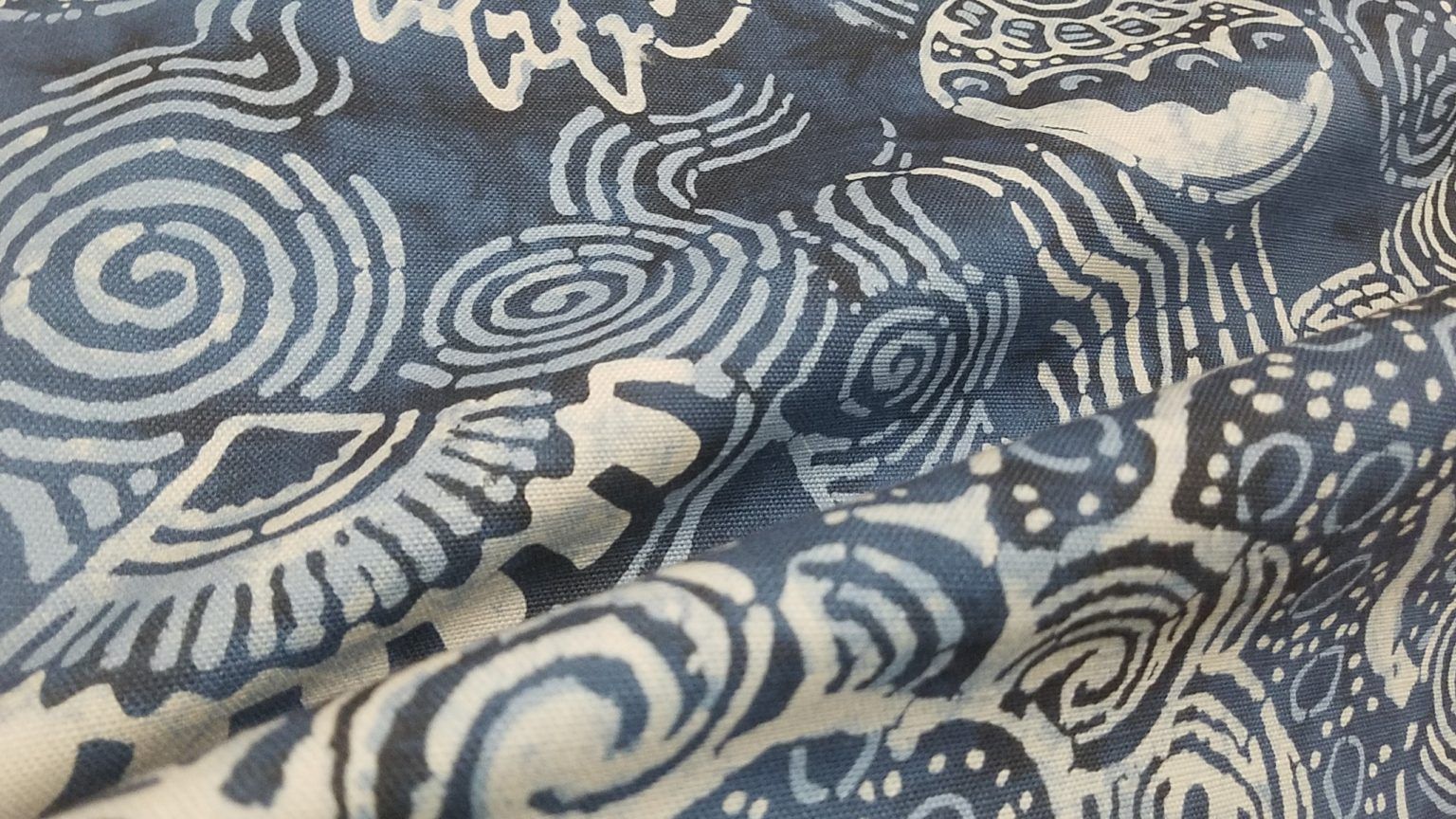 Temple Lion Indigo Blue Home Decor Drapery Fabric - Rich Tex