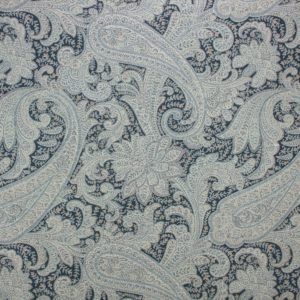 Shawl Indigo Blue Home Decor Fabric by Richloom Platinum
