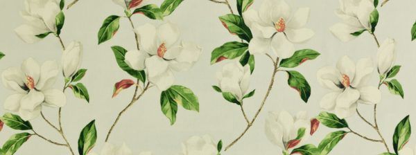 Magnolia Pearl Grey Home Decor Watercolor Floral Fabric