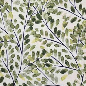 Suniel Leaf Green Linen-Blend Home Decor and Drapery Fabric