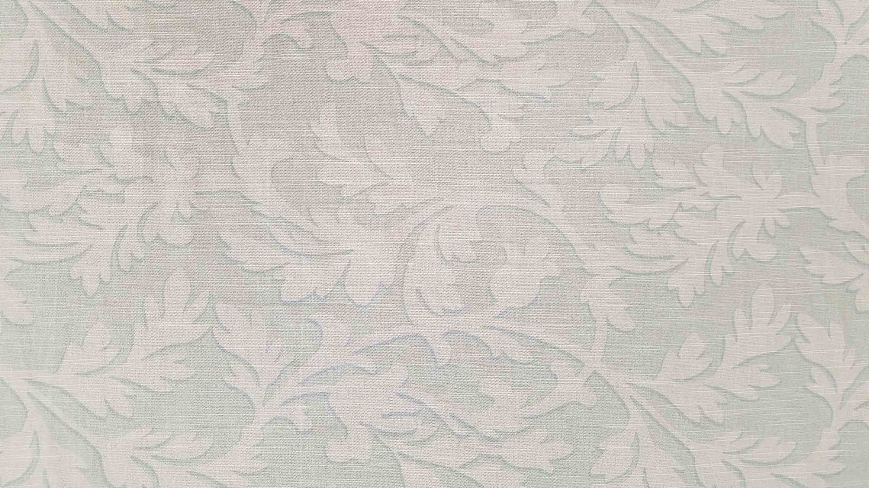 Paleaf Mint Green Floral Scroll Linen Drapery Fabric by Kravet ...