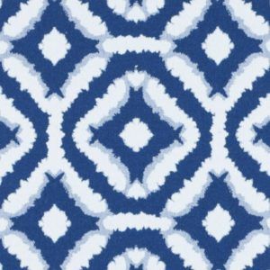 Del Sol 524 Mediterranean Blue Ikat Outdoor Fabric