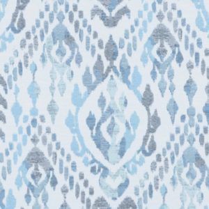 Sheffield 511 Dream Blue Ikat Home Decor Fabric