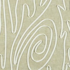 Sidewinder 196 Linen Embroidered Ribbon Home Decor Fabric