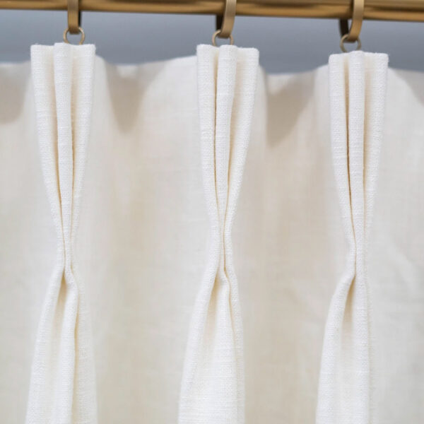 Premium Drapes in Jefferson White (1 Pair / 2 Panels)