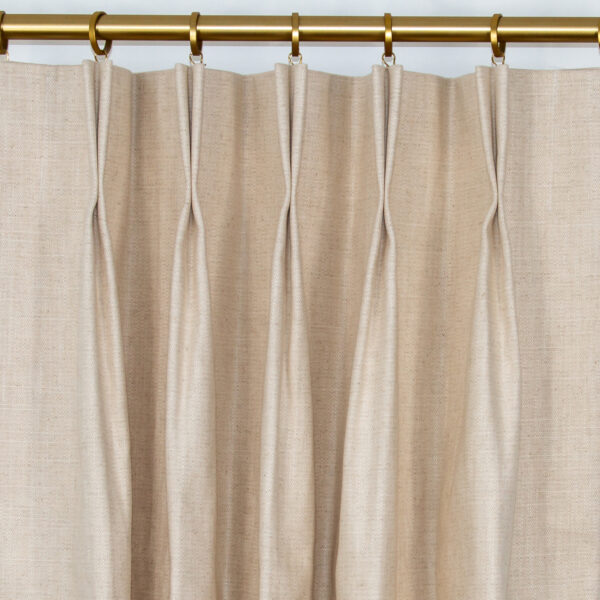 Premium Drapes in Slub Linen in Natural (1 Pair / 2 Panels)