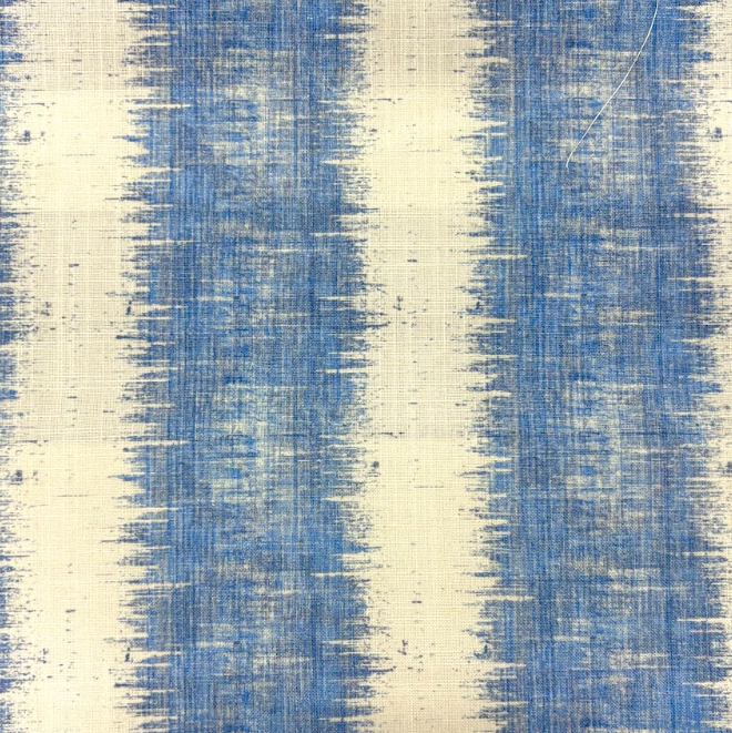 Balance Blue Striped Pattern Home Decor Fabric