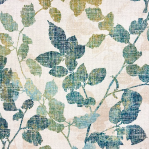 Dreamy Jade Green Leaf Patterned Upholstery Fabric By Richloom
