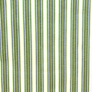Pike Place Island Green Stripe Outdoor Fabric