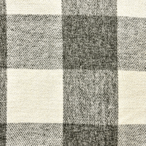 Dublin Smoke Grey Check Patterned Upholstery Fabric