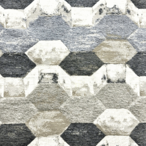 Geometric Contemporary Driftwood Grey Patterned Upholstery Fabric 13SEARP