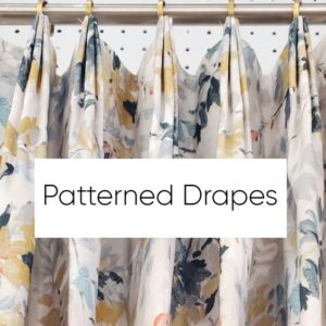 Patterned Drapes