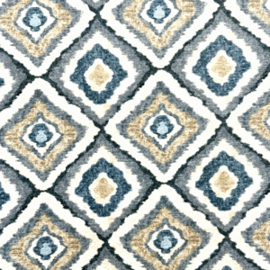 Asgard Diamond Blue Patterned Home Decor Fabric