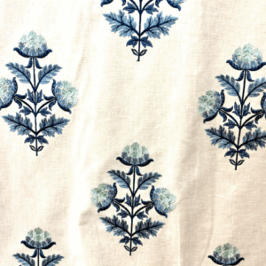 Anisa Porcelain Blue Patterned Home Decor Fabric