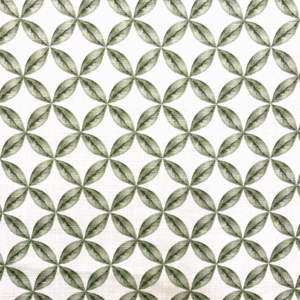 Jocelyn Sage Green Geometric Leaf Patterned Home Decor Fabric