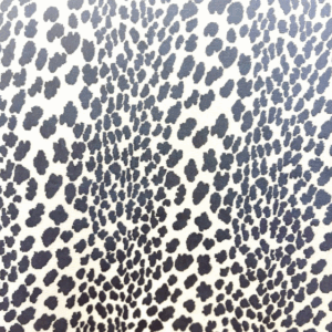 Seeing Spots Lapis Blue Animal Print Patterned Upholstery Fabric