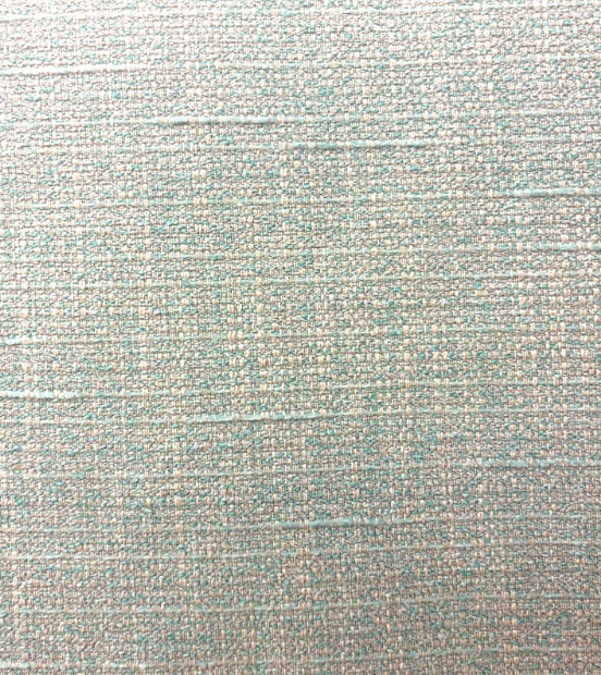Simple Lotus Bached Aqua Patterned Upholstery Fabric