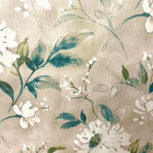 Rosella Petro Floral Cascade Blue Patterned Home Decor Fabric