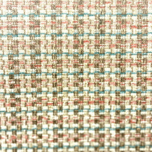 Simple Painted De Rust Red Patterned Home Decor Fabric