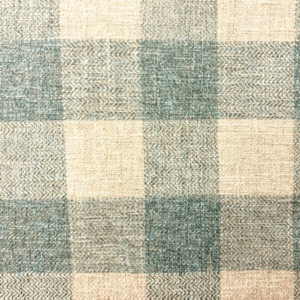 Tuscana Buffalo Check Sky Blue Patterned Upholstery Fabric