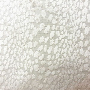 Seeing Spots Ivory Animal Print Patterned Upholstery Fabric