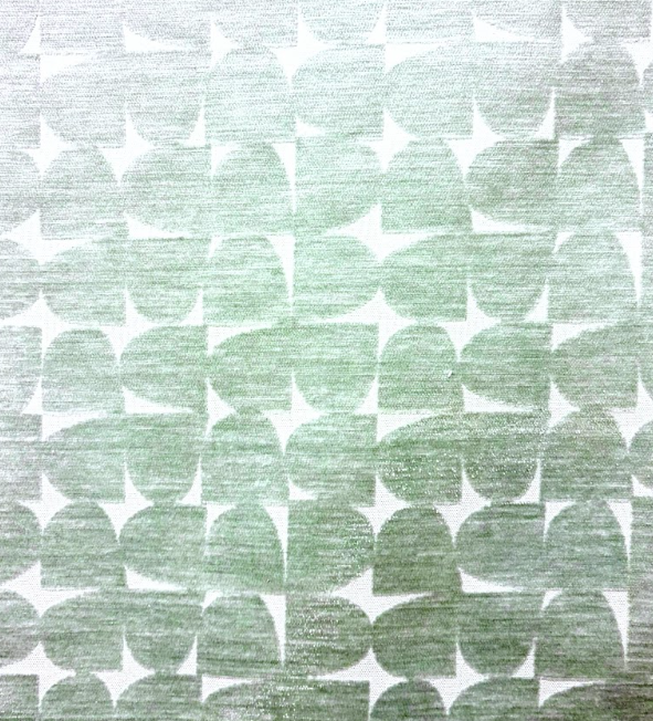 Dundrop Geometric Mineral Blue Green Patterned Upholstery Fabric