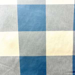 Call Me Buffalo Large Blue Check Patterned Home Decor Fabric