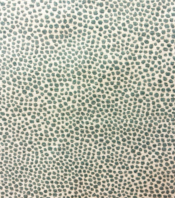 New Dotily Dot Spa Blue Patterned Upholstery Fabric