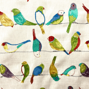 Flying Colors Birds Jubilee Patterned Home Decor Fabric
