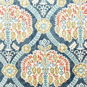 Darshanna Sapphire Blue Patterned Home Decor Fabric