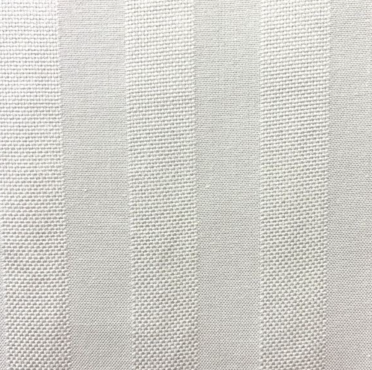 Sydney White Stripe Solid Home Decor Fabric