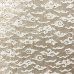 Circus Cream Patterned Home Decor Fabric