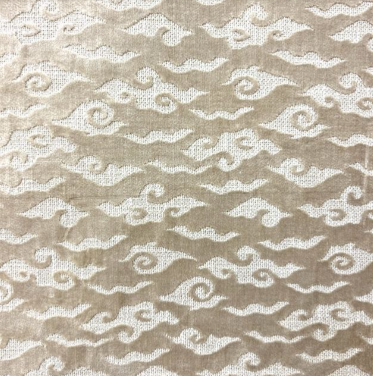 Circus Cream Patterned Home Decor Fabric