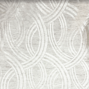 Pasadena Natural Silver Metallic Patterned Home Decor Fabric