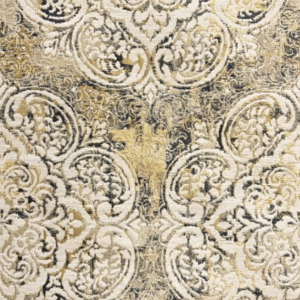 Vogue Pyrite Gold Patterned Home Decor Fabric