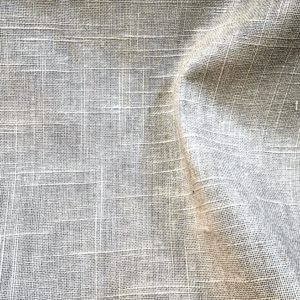 Lustro Metallic Silver Solid Home Decor Fabric