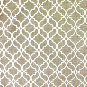 Clermont Flax Embroidery Patterned Home Decor Fabric