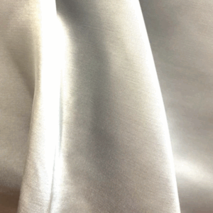 Ragalia Platinum Metallic Faux Silk Solid Home Decor Fabric