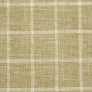 Montparnasse Midas Tan Check Patterned Home Decor Fabric