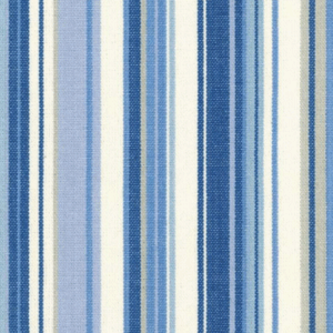 Victoria Lagoon Blue Stripe Patterned Home Decor Fabric