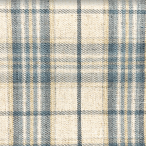 Perth Plaid Lake Blue Plaid Patterned Home Decor Fabric