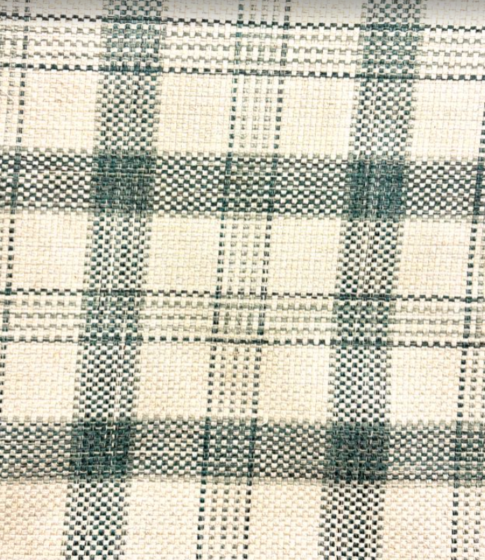Bridgewater Plaid Mineral Blue Patterned Home Decor Fabric