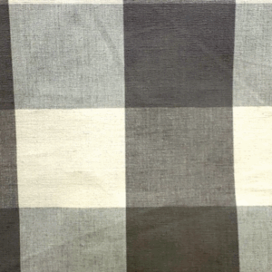 Sylva Grey Check Patterned Home Decor Fabric