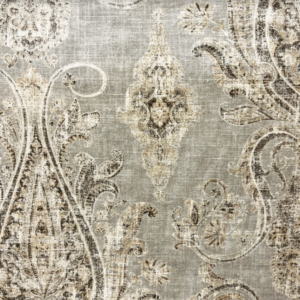 Fair Trade Thunder Grey Patterned Home Decor Fabric