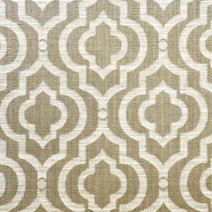 Edana Flax Beige Patterned Home Decor Fabric